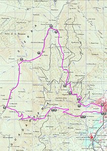 Mapa de la ruta
